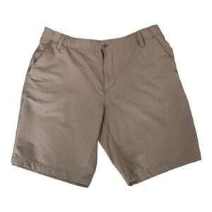 ARTIC COOL MEN’S KHAKI COLORED SHORTS WITH STRETCH WAIST SIZE 38